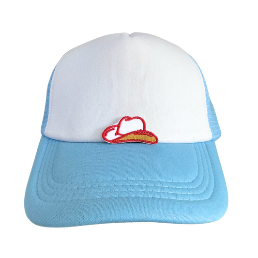 KC Chiefs Colors Cowboy Hat Iron-On Patch