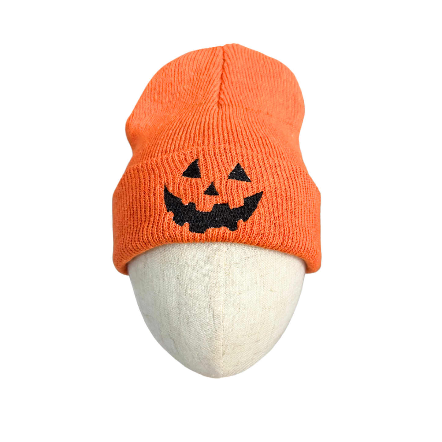 Infant/Toddler Jack-o'-Lantern Pumpkin Beanie – Halloween Hat