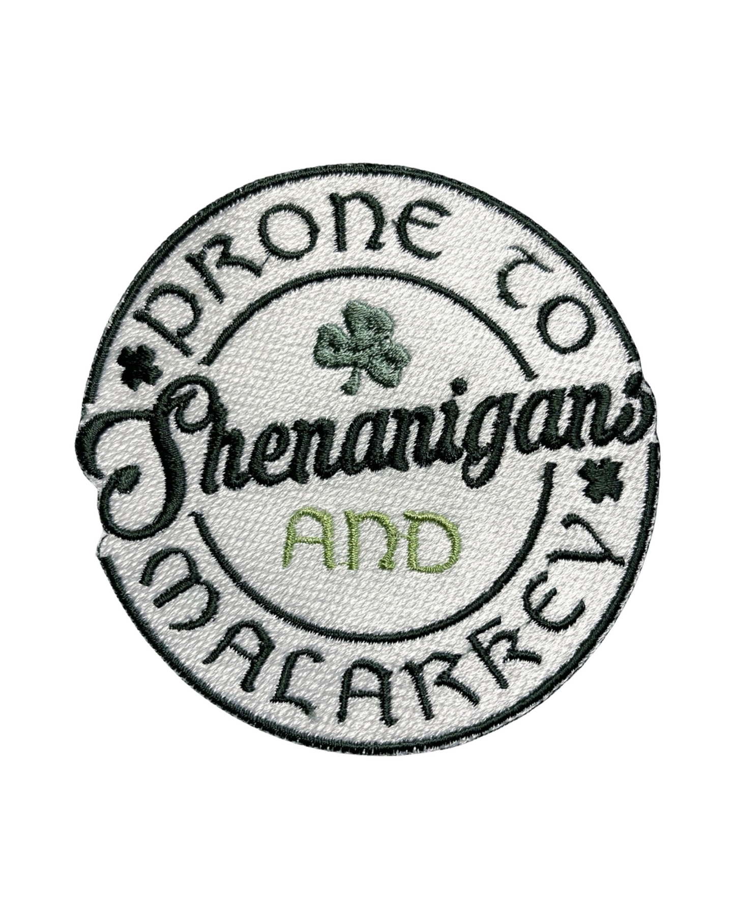 Shenanigans & Malarkey Large Iron-on or Sew-on Patch