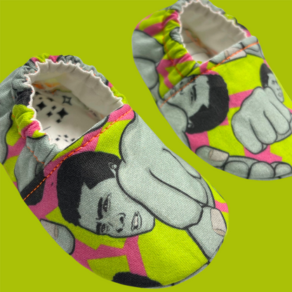 Neon Muhammad Ali Baby Shoes