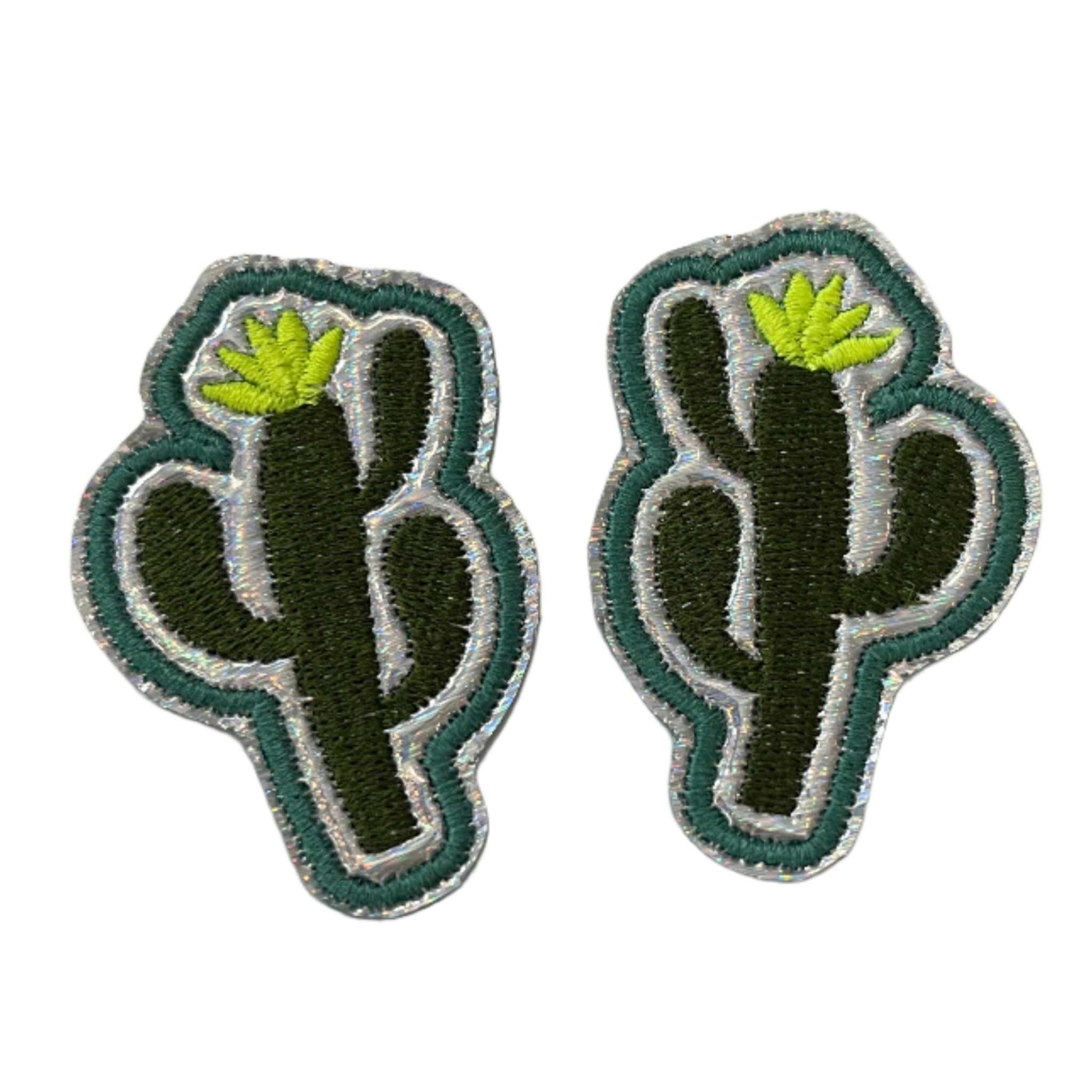 Cactus patch for custom hats and apparel.