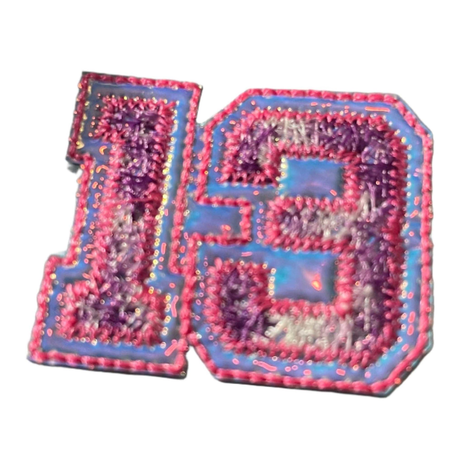 Taylor Swift Lucky 13 varsity style patch inspired by Travis Kelce.