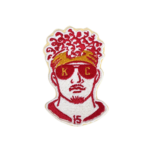 Patrick Mahomes patch for Kansas City Chiefs accessories.