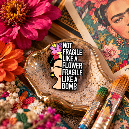 Artist quote enamel pin colorful studio hero image