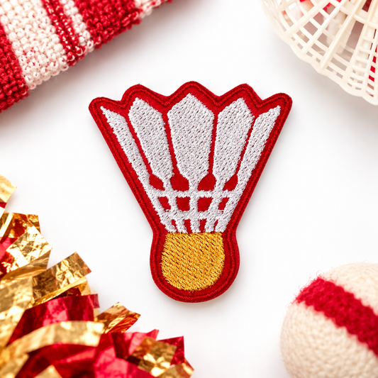 Kansas City Shuttlecock iron-on patch styled hero