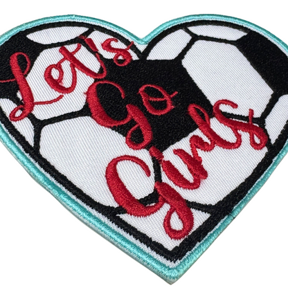 Close-up angled view showing embroidery texture of patch

