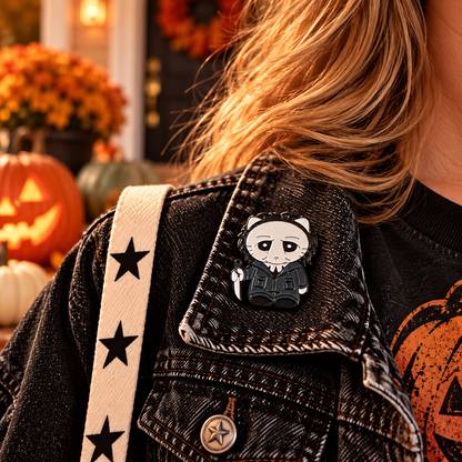 Enamel pin lifestyle photo
